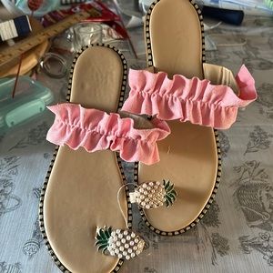 Pineapple sandals
